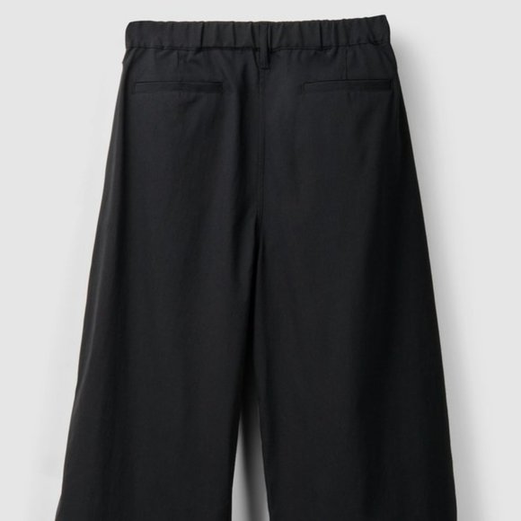 NWOT Vallier High Waisted Black Wide Chino Pant - Picture 9 of 13